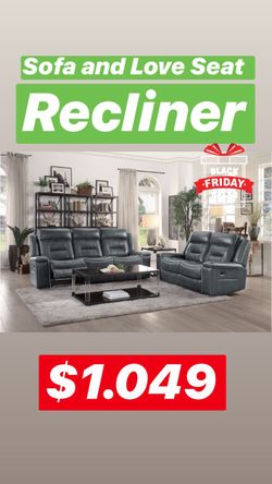 Sofa and Love Seat in Offer “Black Friday”