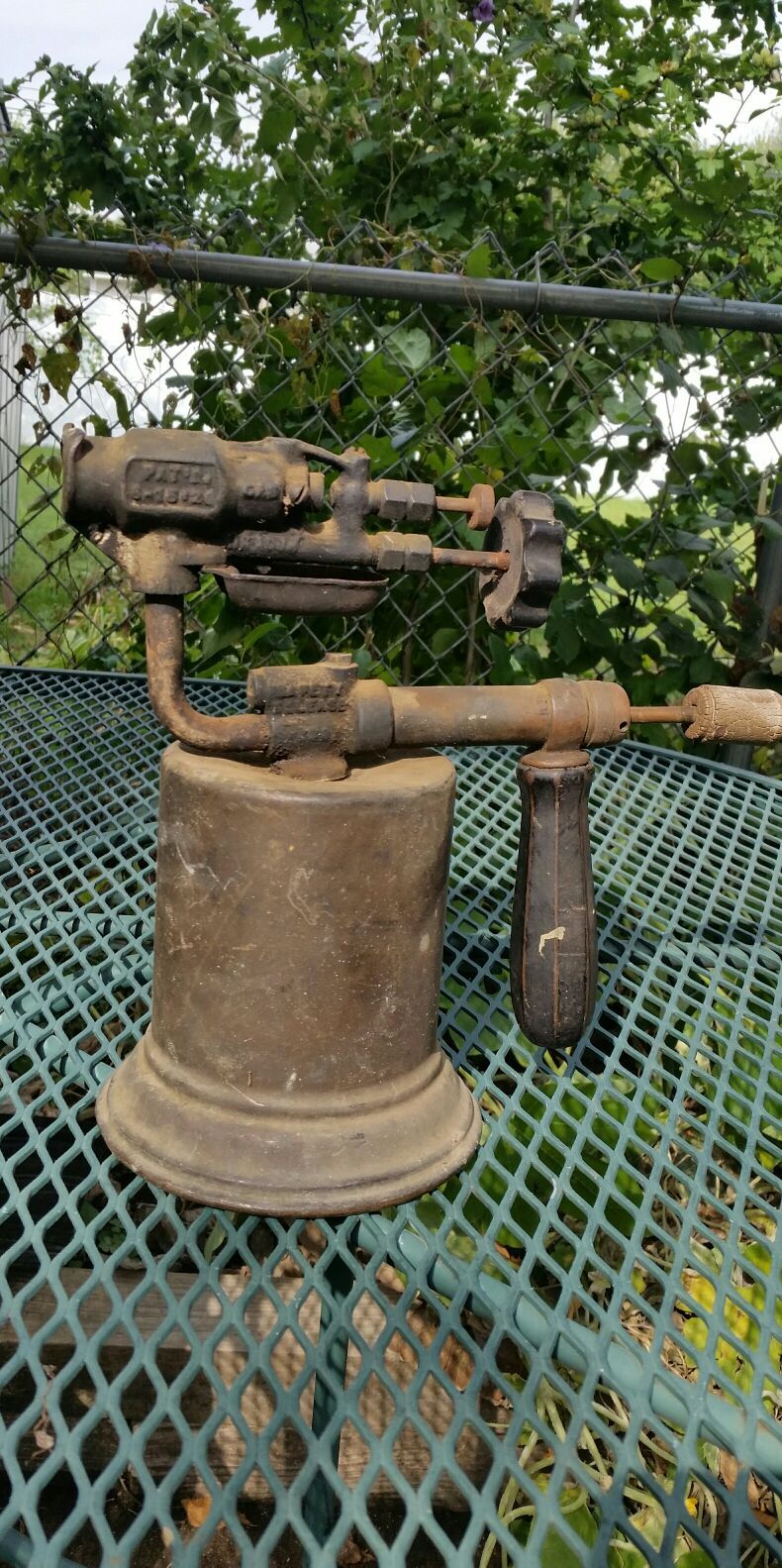 Antique Turner Brass Works Blow Torch Sycamore Il.
