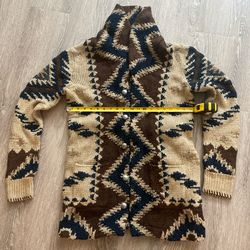 Ralph Lauren Tie Waist Ranch Shawl Cardigan Hand Knit RRL #Polo #RalphLauren #Cardigan #HandKnit #Knit