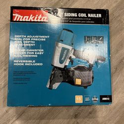 Makita 2-1/2 in. Pneumatic 15° Siding Coil Nailer
