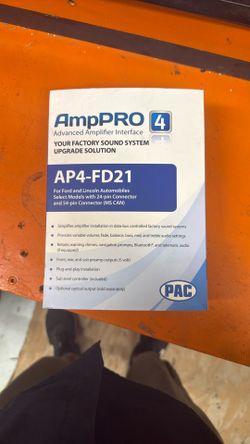 Ford 2013-2017 Amplifier Interface For Factory Radio