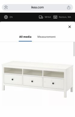IKEA HEMNES TV stand - white