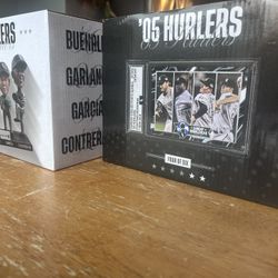 Two White Sox 2005 Hurlers Bobbleheads – Buehrle, Garland, Garcia, Contreras – NEW IN BOX – Pair