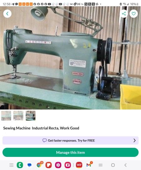 Sewing Industrial Machine