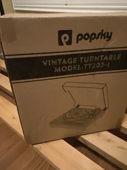 POPSKY Vintage Tunable Record Player