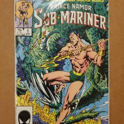 Prince Namor Sub-Mariner #1 (Marvel Comics, 1984) Comic Book 