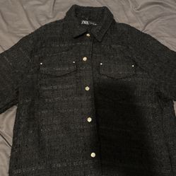Oversized Textured Jacket