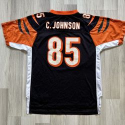 Vtg Cincinnati Bengals Chad Johnson NFL Reebok Jersey Size Youth XL