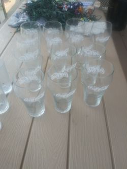 Coca cola glasses for sale 1.00 each
