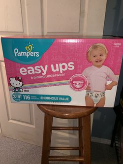 Pampers Easy Ups Girls Training Underwear - 3T - 4T