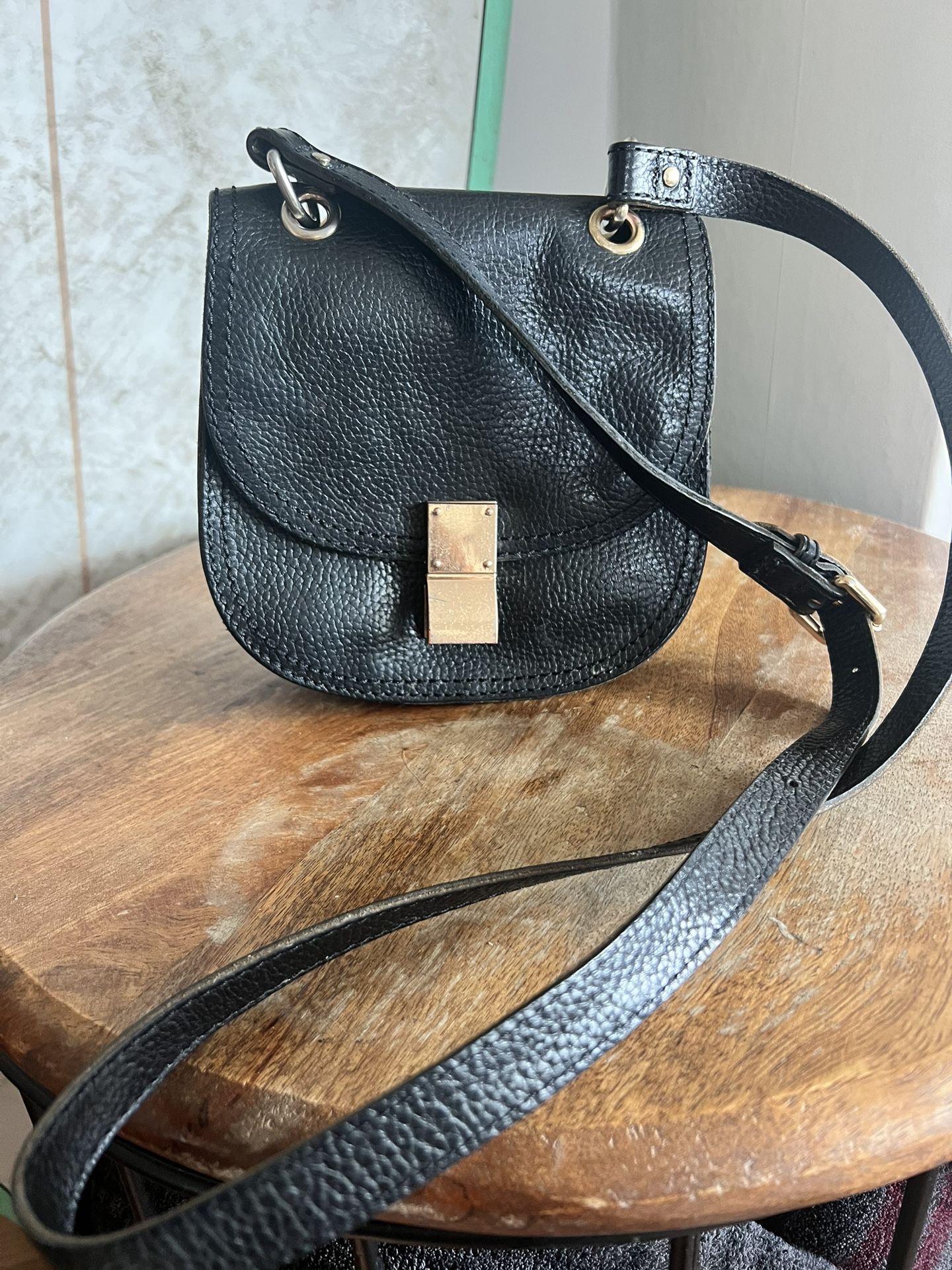 Leather A&F Bag