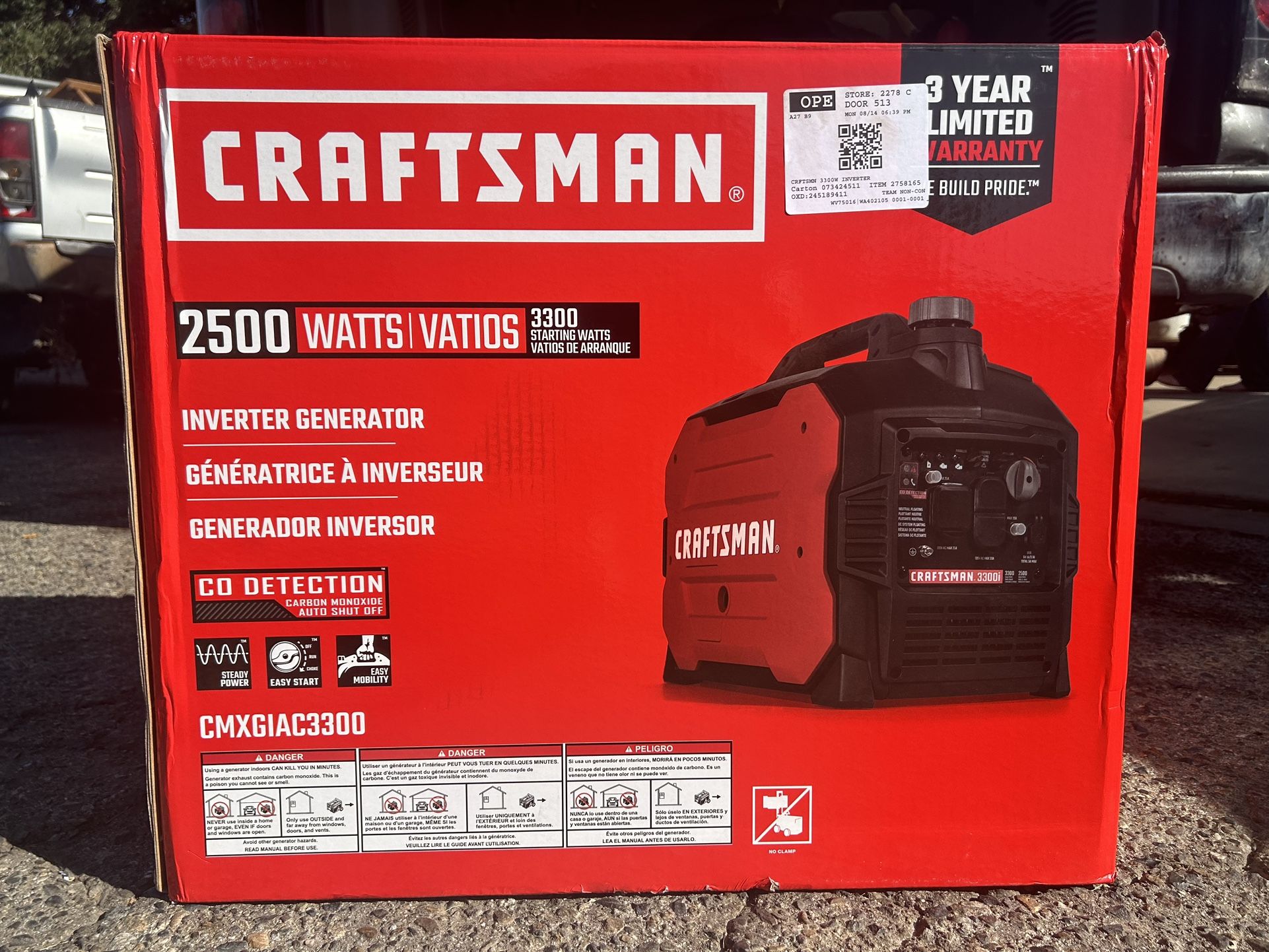 Craftsman Generator