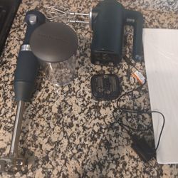 Kitchenaid go  hand mixer and kitchenaid hand blender