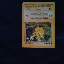 Pokemon Card Pikachu