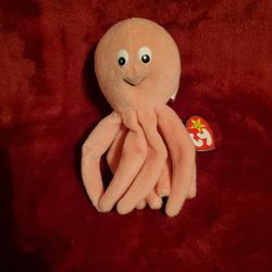 Ty Beanie Baby "Inky" The Octopus