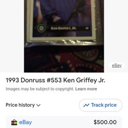 Ken Griffey Jr Baseball Card Topps Selling For $200