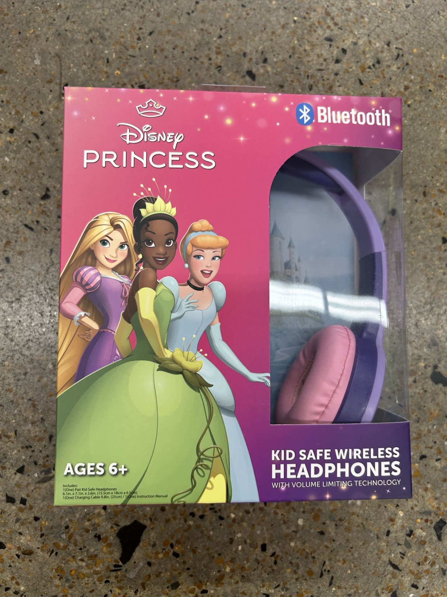 NWT Disney princess bluetooth wireless Headphones