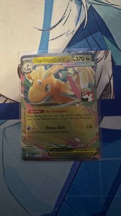 Mega Dragonite ex play stamped Pokémon card