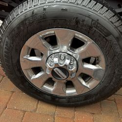 20” Platinum OEM F250-350 Rims And Tires 