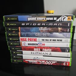 Origanl Xbox Games 15$ Each Or 100$ For All