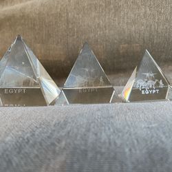 Crystal Egyptian Pyramids