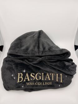 Women's Fourth Wing Huggie Graphic Pullover Sweatshirt Black Basgiath