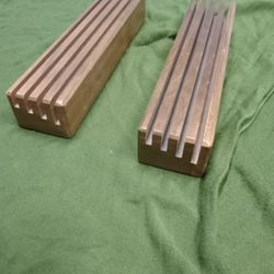 Hardwood Playing Card Holders