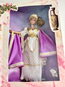 1995 MATTEL GRECIAN GODDESS BARBIE DOLL, GREAT ERAS, NEW 