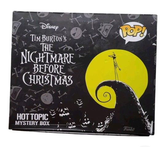 Disney Funko Pop Nightmare Before Christmas Hot Topic Mystery Box