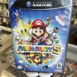 MARIO PARTY 5 (GAMECUBE) - NO MANUAL GAME FREEZES AT BEGINNING