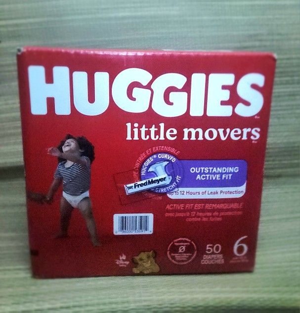 Huggies Little Movers Size 6 - 50 Count