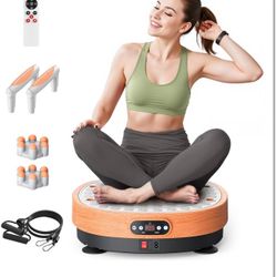 MERACH Vibration Plate Exercise Machine with Foot Massager