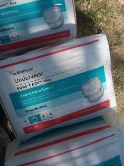 !! Adult Diapers Size Small $ 5.00 A Pack