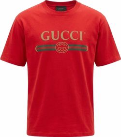 New Men’s Red Luxury Graphic T-shirt