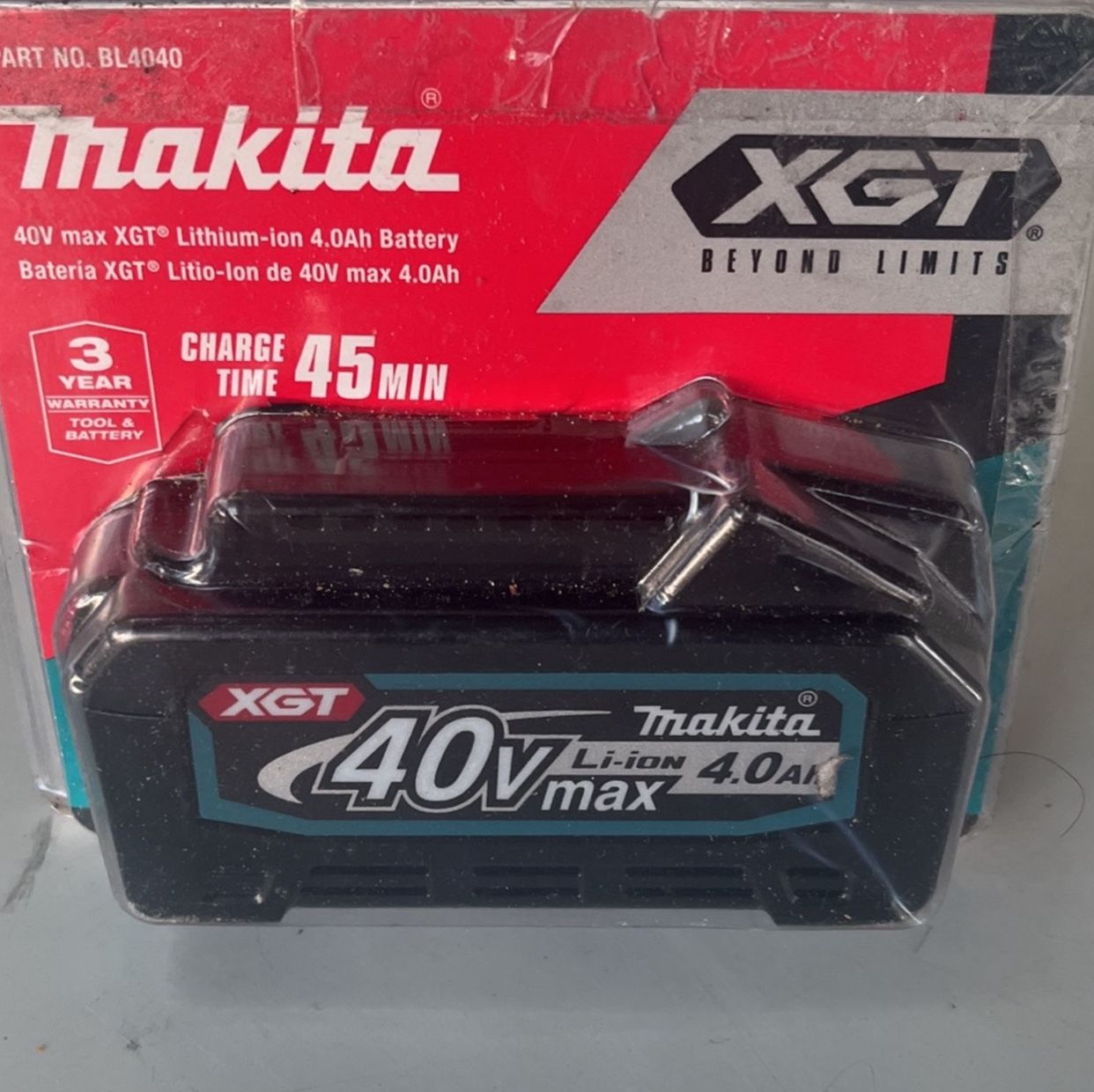 Makita New Battery 4ah XGT Ah 40v Batería Nueva