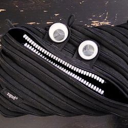 Zipit Black Pencil Pouch