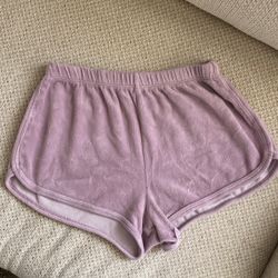 Velvety Soft Lavender Shorts