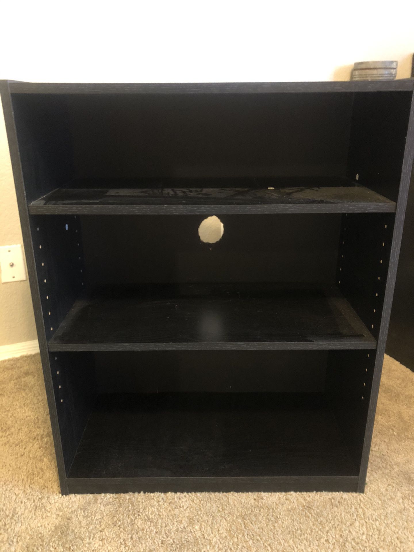 Black shelf/ tv stand