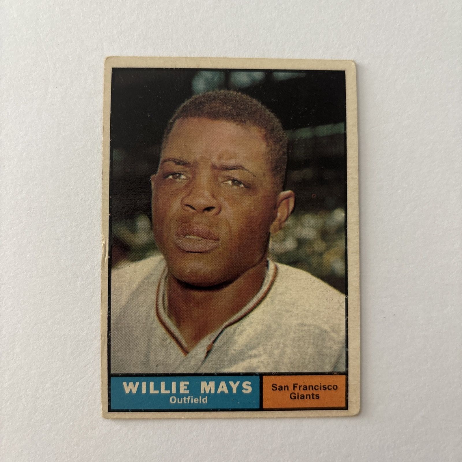 1961 Topps Willie Mays Baseball Card # 150 San Francisco Giants