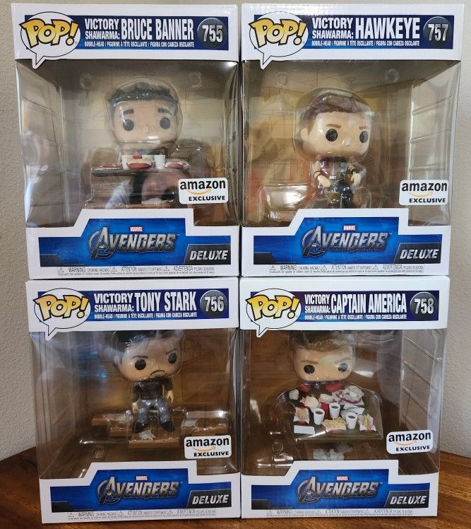 Marvel Avengers Funko Pops X4