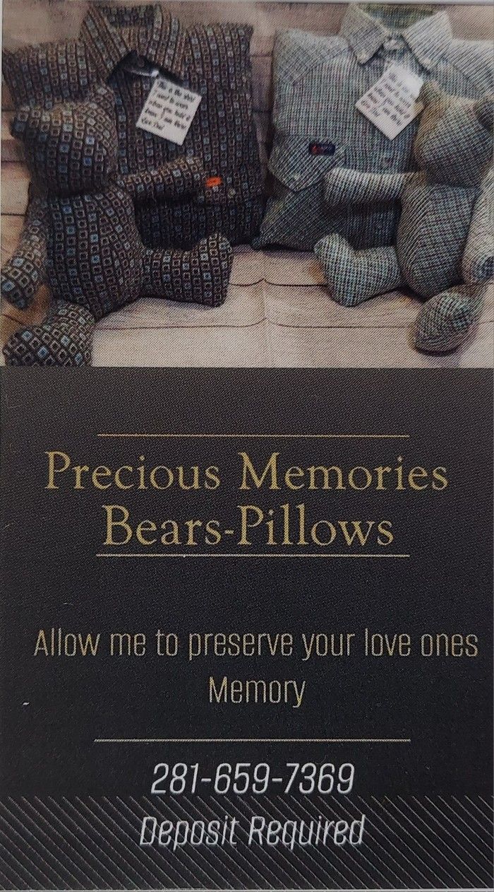 Memory Bears-Pillows