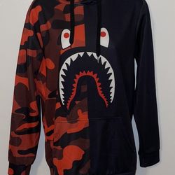 Brand new Ethika hoodie Frown face red camo