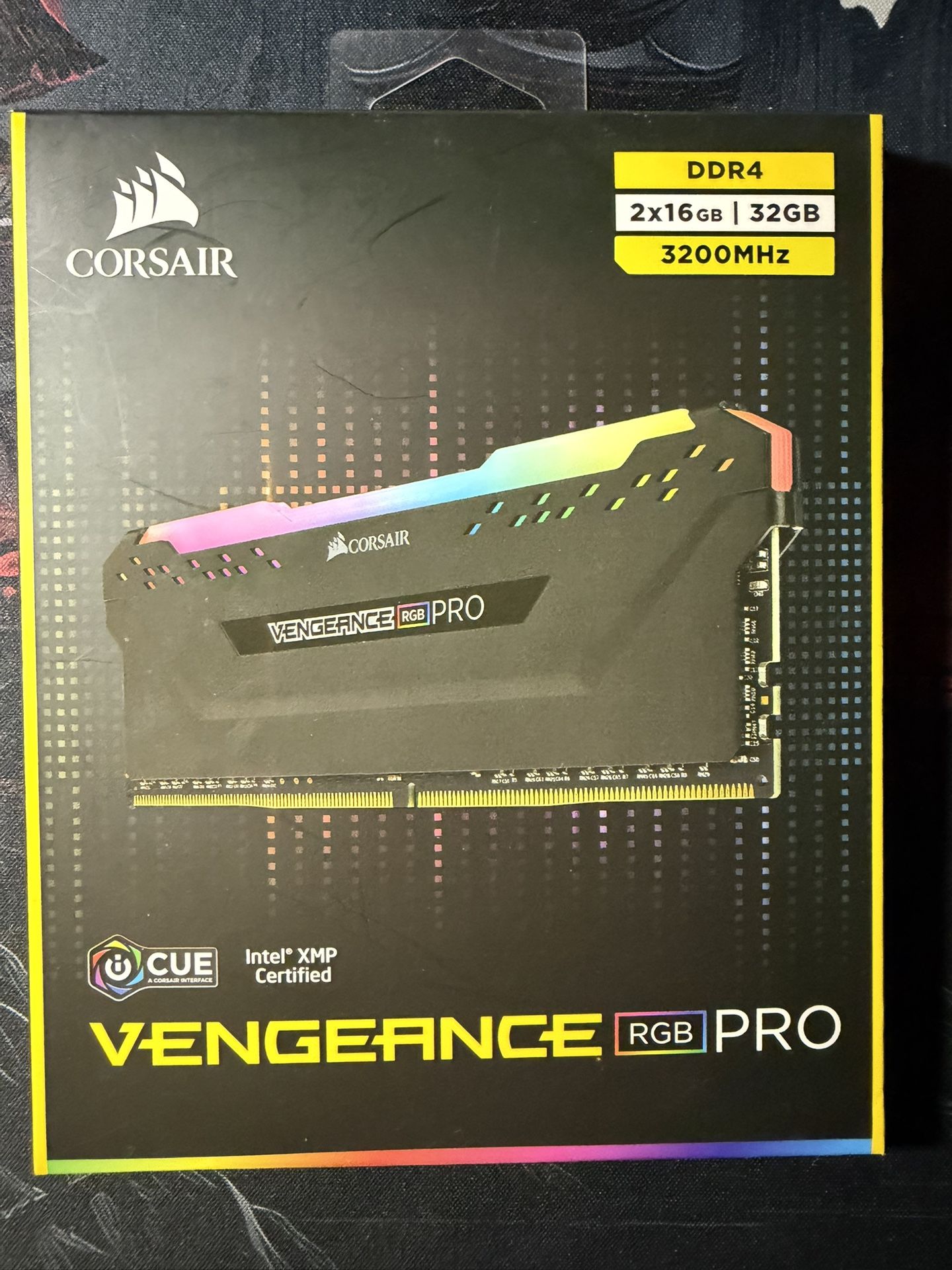 DDR4 Corsair 32GB 2x16GB 3200MT RGB