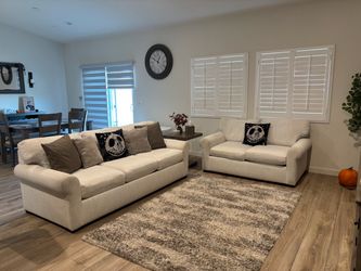 Couch and love seat