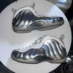 Nike Air Foamposite Chrome No Box 9.5M /11W Unisex Shoe