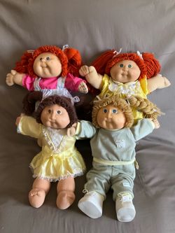 Collection of 4 1985 Coleco Cabbage Patch Kids