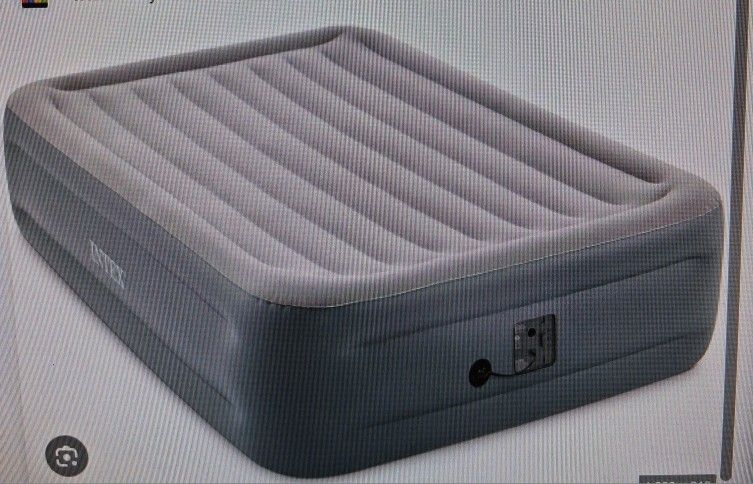 Intex Inflatable Air Mattress With Electric Pump