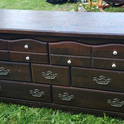All Wood Cabinet With Mirror
