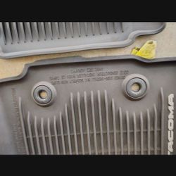 Toyota Tacoma  2008-2021 Rubber Floor Matt Originals Toyota.    $68 OBO 