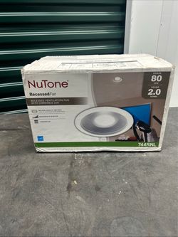 Broan-NuTone Exhaust Fan Light 70 CFM 4.0 Sones Ceiling White 744RNL